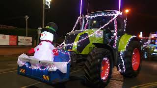 Archers festive charity tractor run 2021 blaby Leicester [upl. by Eanrahc963]