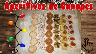 Surtido de Aperitivos de Canapés para Navidades 👌😋 [upl. by Ahseral]