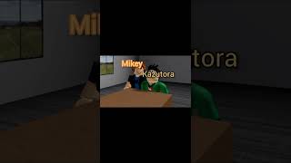 Mikey vs Kazutora no roblox shorts tokyorevengers anime [upl. by Virendra]