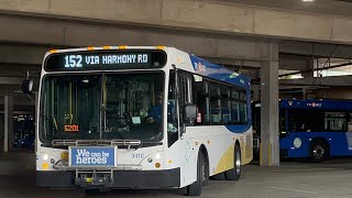 Trimet line 152 Clackamas tc to Milwaukee full ride [upl. by Eitak]