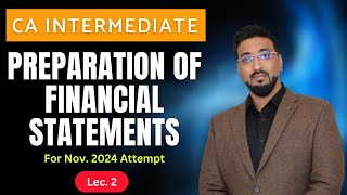 Lec 2 Financial Statements Basics  Adv Accounting  Live Batch for Nov 24  By CA Sanket Shah [upl. by Aggappera]