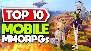 Top 10 Most Popular MMORPG Mobile Games Android  iOS [upl. by Annoyed449]