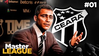 ROMÁRIO chega ao Ceará O INÍCIO DO MODO CARREIRA  MASTER LEAGUE 1 [upl. by Sluiter]