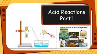 Chemistry  Reactions with metals  Acids bases and salts  Part 1 English [upl. by Erida]