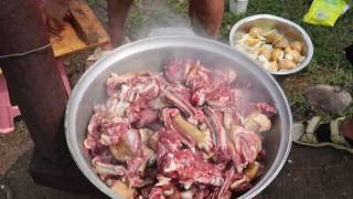 Mongolian traditional food Khorkhog Хорхог сайхан байна даа [upl. by Odnalra]