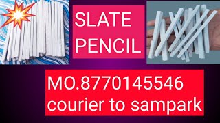 slate pencil making in factory  salte pencil making process [upl. by Anitsrhc977]