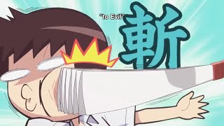 Tsugumomo Dub  Chisato slaps Kazuya Osamu and Shirou [upl. by Aynik858]