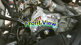 How to Diagnose amp Fix Alternator in 1996 Dodge Ram van 360 engine B3500 [upl. by Nert894]