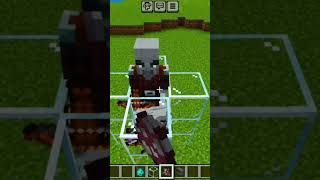 Yunque vs saqueador en minecraft minecraft shorts [upl. by Foscalina]