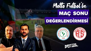 Rizespor  Antalyaspor Maç Sonu Değerlendirmesi [upl. by Oneg267]