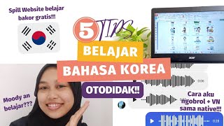 Belajar Bahasa Korea Otodidak kamu udah lakuin 5 hal ini belum pemula [upl. by Elberta733]