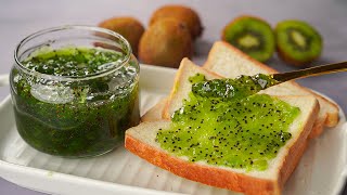 Kiwi Jam Recipe  3 Ingredients Kiwi Jam  Homemade Jam Recipe  Yummy [upl. by Crisey]