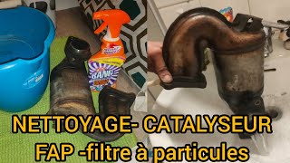 Nettoyage catalyseur FAP filtre à particules Renault 15 dci [upl. by Nims784]