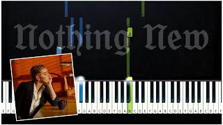 NOTHINGS NEW  RIO ROMEO Piano Tutorial [upl. by Ailedo]