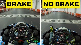 BRAKE vs NO BRAKE Indoor Karting Experiment [upl. by Alfredo]