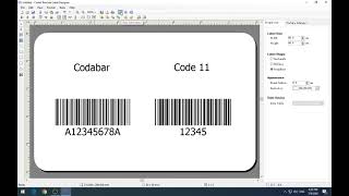 Codabar  Code 11 Barcode Generator [upl. by Akili]