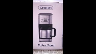 Crossett Coffee Maker ASMR Unboxing  Jean’s Vlogs [upl. by Omora]