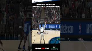 Anthony Edwards Drops 44 Pts Against Orlando shorts anthonyedwards nba2k24 [upl. by Zertnom670]