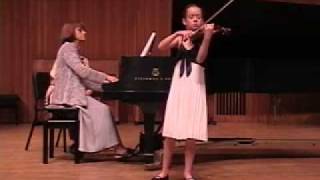 Romanian Folk Dances Bartok  Serena Harnack 9 violin [upl. by Enelav873]