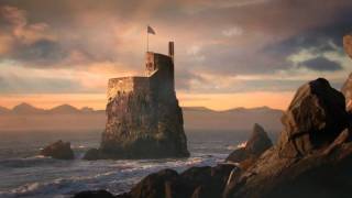 Lone castle  Nuke 52 compositingmatte painting [upl. by Leslie]