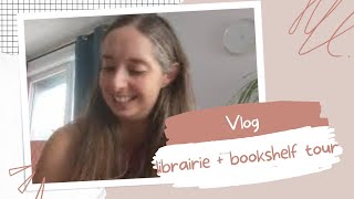 Vlog  Bookshelf tour  librairie éphémère [upl. by Ardith]