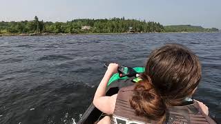 SeaDoo Spark Trixx on Kennebecasis River [upl. by Cavill636]