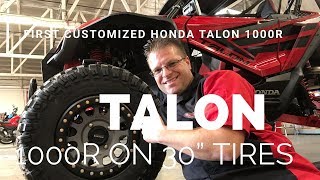 1st Custom Honda Talon 1000R on 30” STI Tires Method Racing Wheels ChapMotocom [upl. by Ahtebbat]