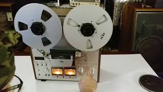 AKAI GX630D 10quot REELREEL Player Record Demo w JBL L200s and Yamaha M80 [upl. by Carolus]