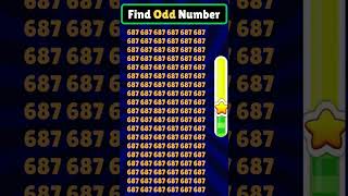 the Odd One OutNumber Challange Numbere braintears number puzzle number [upl. by Ennyrb]