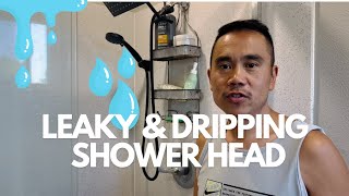 How To Fix A Dripping And Leaky Shower Head  Delta shower cartridge replacement [upl. by Ciredec]