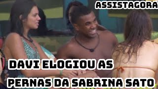 OQUE quotDAVI FALOU DAS PERNAS DA SABRINA SATO 🤣quot [upl. by Friedman949]