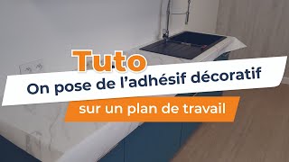 Comment rénover le plan de travail de sa cuisine [upl. by Kealey244]