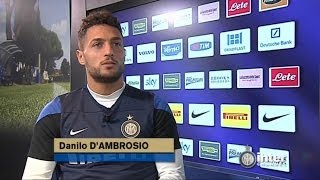 Danilo DAmbrosio a Inter Channel quotEmozione e orgoglioquot [upl. by Etnad764]