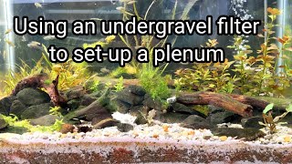 Using an undergravel filter to setup a plenum [upl. by Sigfried776]