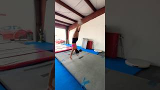 Round Off Back Handspring Double Full Cheer Tumbling 🤩🎥✨ [upl. by Nnawtna114]