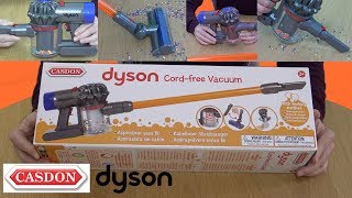 Dyson V8 Cord Free Toy Vacuum By Casdon Unboxing amp Demonstration [upl. by Farra664]