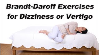 Brandt Daroff Exercises for Dizziness or Vertigo [upl. by Quintus742]