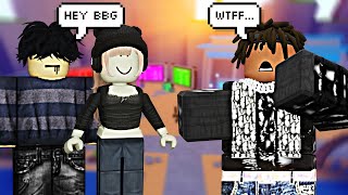 I FOUND ONLINE DATERS IN ROBLOX HOOPZ I MADE THEM BREAK UP [upl. by Sherfield]