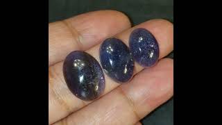 Natural Iolite Sunstone Cabochons [upl. by Freeland]