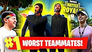 HOW TO BE THE WORST TEAMMATES IN FORTNITE ft Nudah Fortnite Battle Royale Funny Moments [upl. by Amle932]