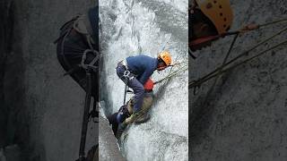 Crevasse rescue Team travel mountains ice crevasse rescue uphilladventure adventure dirang [upl. by Ehr281]