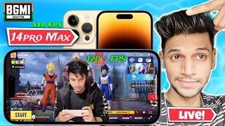 Iphone 14 Pro Max Competitive 🔴  Iphone 120fps Bgmi Gameplay bgmilive pubg bgmi iphone14 iph [upl. by Odnaloy]