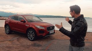 Маленький но очень дорогой Jaguar EPace – тестдрайв и обзор [upl. by Enetsirk298]