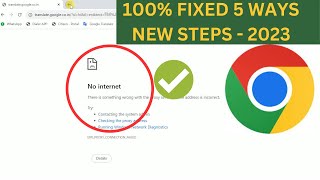 100 FIXED  No Internet Connectivity Error Or Internet Connection Time Out in Google Chrome  2023 [upl. by Dicky33]