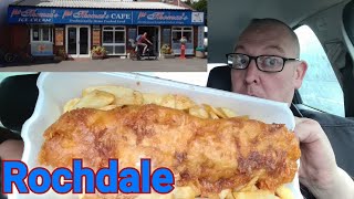 Mr Thomass Traditional Chippy Hollingworth Lake Rochdale  Supercool Review [upl. by Furmark55]