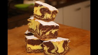 Mramorni kolač  jednostavan starinski recept  Marble Cake  How 2 Bake It [upl. by Akila78]