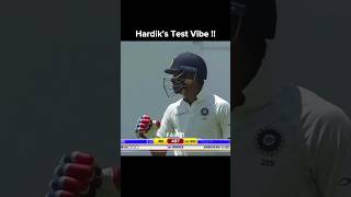 Hardik In Test 🤯 shorts cricketshorts hardikpandya [upl. by Nahgen]