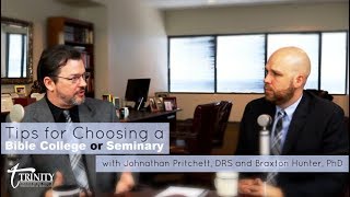 Tips for Choosing a Bible College or Seminary [upl. by Paulson]