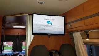 Fernseher einbauen im Kastenwagen oder Wohnmobil TV Halterung 22 Zoll und Geräte Installation [upl. by Gayleen]