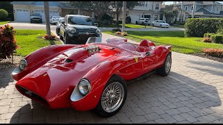 1957 Ferrari 250 Testarossa Tribute 11 Cold Start and Test Drive [upl. by Eecyak]